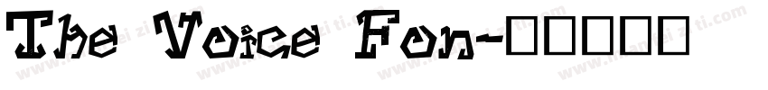 The Voice Fon字体转换